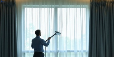 Commercial drapes cleaning service sunshine-beach hotels offices