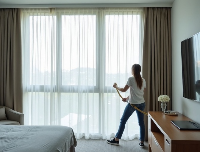 Sunshine Beach Sheer Curtain Cleaning